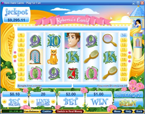 robertas castle video slot