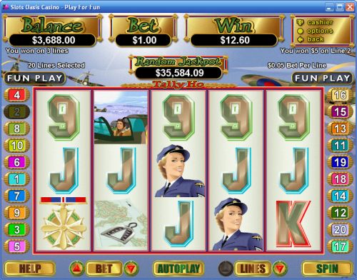 tally ho video slot