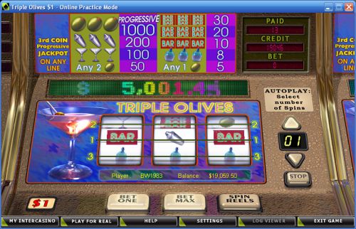 triple olives classic slot