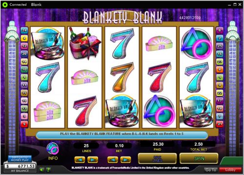 blankety blank video slot