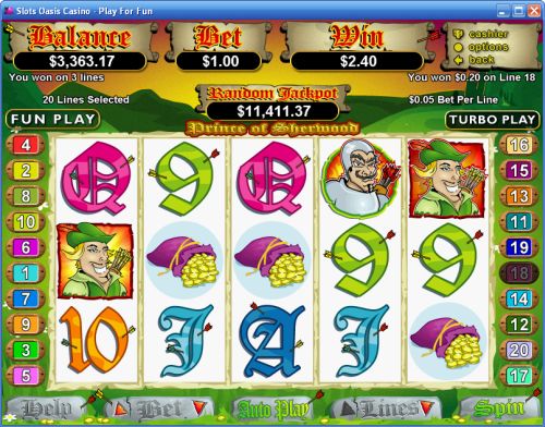 prince of sherwood slot