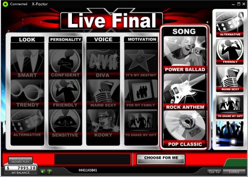 x factor flash game