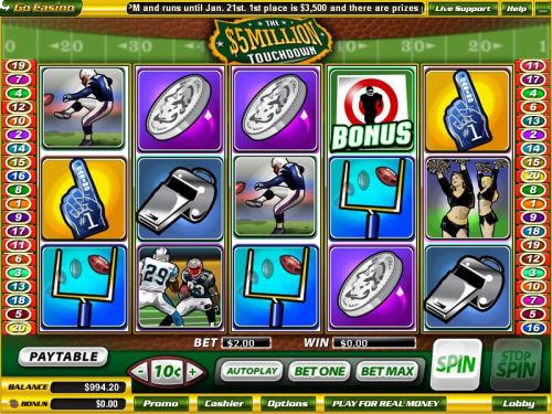 touchdown casino game