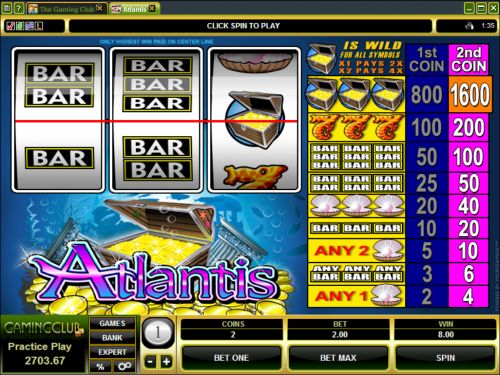 atlantis classic slot