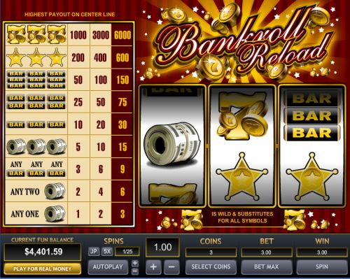 bankroll reload classic slot