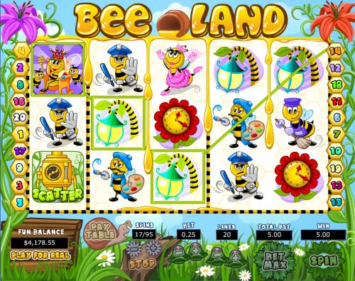 bee land video slot