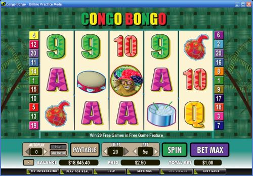 congo bongo video slot