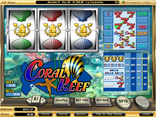 coral reef casino game