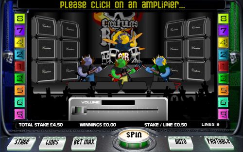 creatures of rock casino game