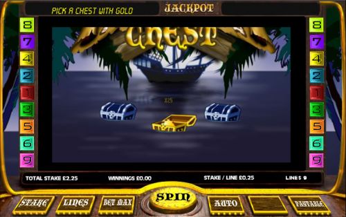 dead mans chest casino game