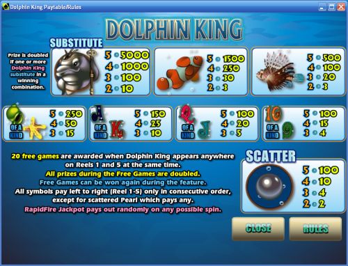 dolphin king flash game