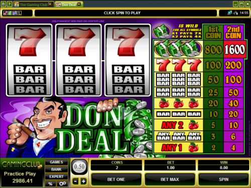 don deal classic slot