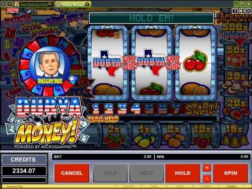 dubya money fruit machine