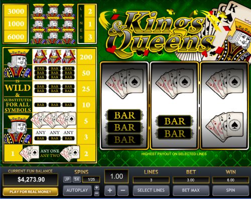 kings and queens slot