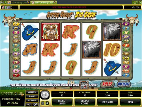 little chief big cash slot