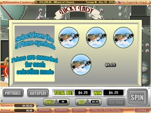 lucky lady casino game