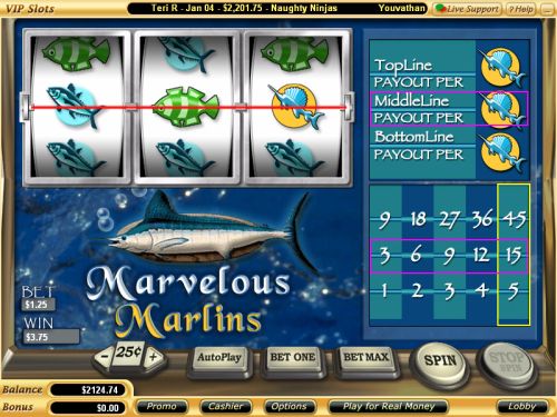 marvelous marlins vegas tech slot