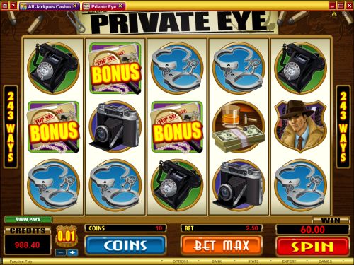 private eye video slot