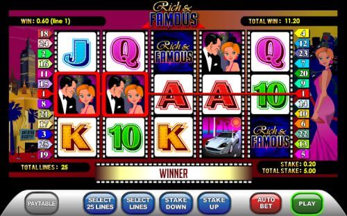 rich and famous slot