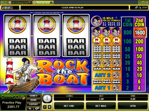 rock the boat slot