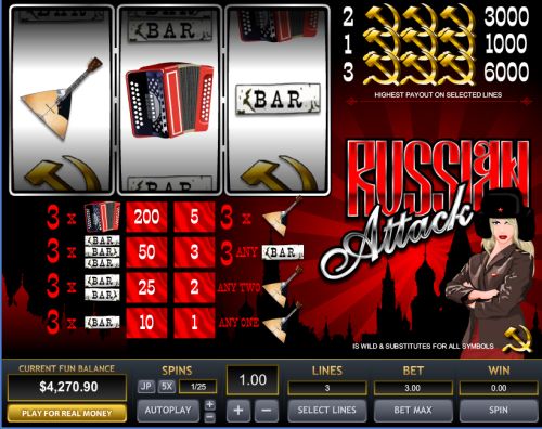 russian attack slot