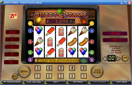 shoot o rama video slot