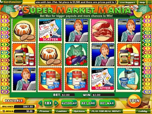 supermarket mania video slot