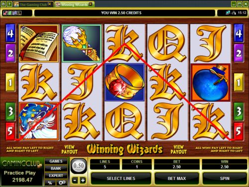 winning wizards video slot