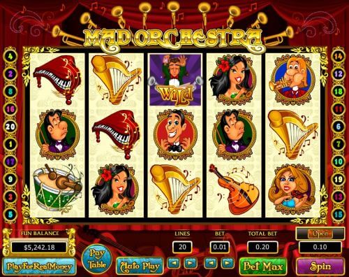 mad orchestra video slot