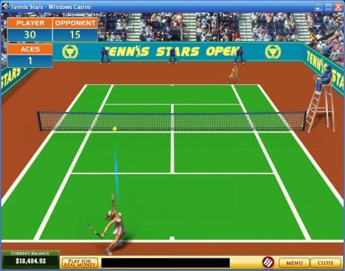 tennis stars slot machine