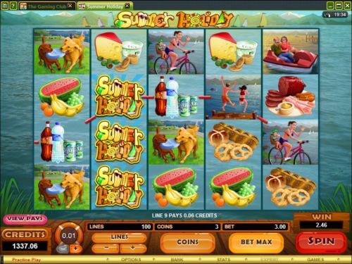 summer holiday slot machine